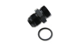 Vibrant -12AN Flare to AN Straight Thread (1-1/6-12) w/ O-Ring Adapter Fitting | 16841