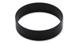 Vibrant Aluminum Union Sleeve for 5in OD Tubing - Hard Anodized Black | 12590