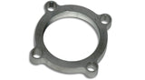 Vibrant GT series / T3 Discharge Flange (4 Bolt) with 2.5in Inlet ID Mild Steel 1/2in Thick | 14390