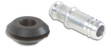 Vibrant 10mm (2/5in) O.D. Aluminum Vacuum Hose Fitting (includes Rubber Grommet) | 2895