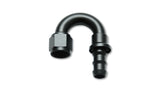 Vibrant -10AN Push-On 180 Deg Hose End Fitting - Aluminum | 22810