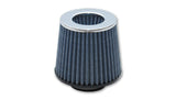 Vibrant Open Funnel Perf Air Filter (5in Cone O.D. x 5in Tall x 2.5in inlet I.D.) Chrome Filter Cap | 1921C