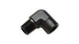 Vibrant 1/4in NPT Female to Male 90 Degree Pipe Adapter Fitting | 11341