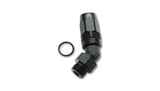 Vibrant Male -6AN 45 Degree Hose End Fitting - 3/4-16 Thread (8) | 24403