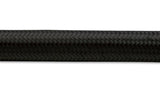 Vibrant -12 AN Black Nylon Braided Flex Hose .68in ID (50 foot roll) | 12002