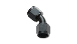 Vibrant -16AN X -16AN Female Flare Swivel 45 Deg Fitting (AN To AN) -Anodized Black Only | 10716