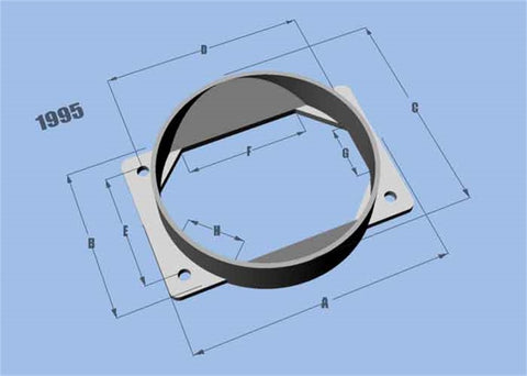 Vibrant MAF Adapter Plates 1995