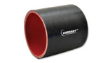 Vibrant 4 Ply Reinforced Silicone Straight Hose Coupling - 1.5in I.D. x 3in long (Black) | 2702