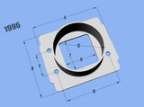 Vibrant MAF SenAdapter Plate Toyota w/ Bosch MAF Sensuse w/ 3in ID filteronly | 1996